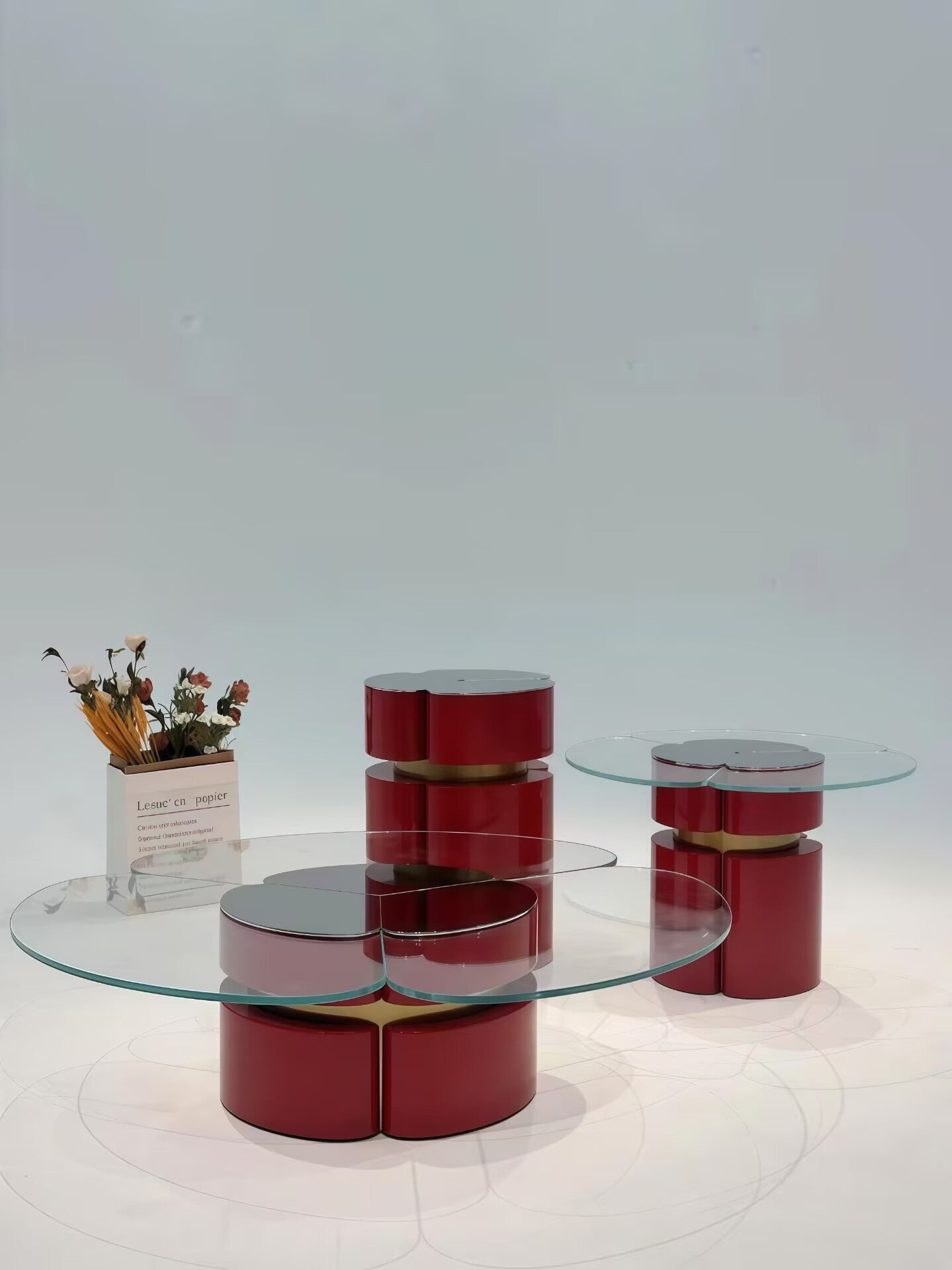 Euphoria Living Room Art Stainless Steel Combination Coffee Table