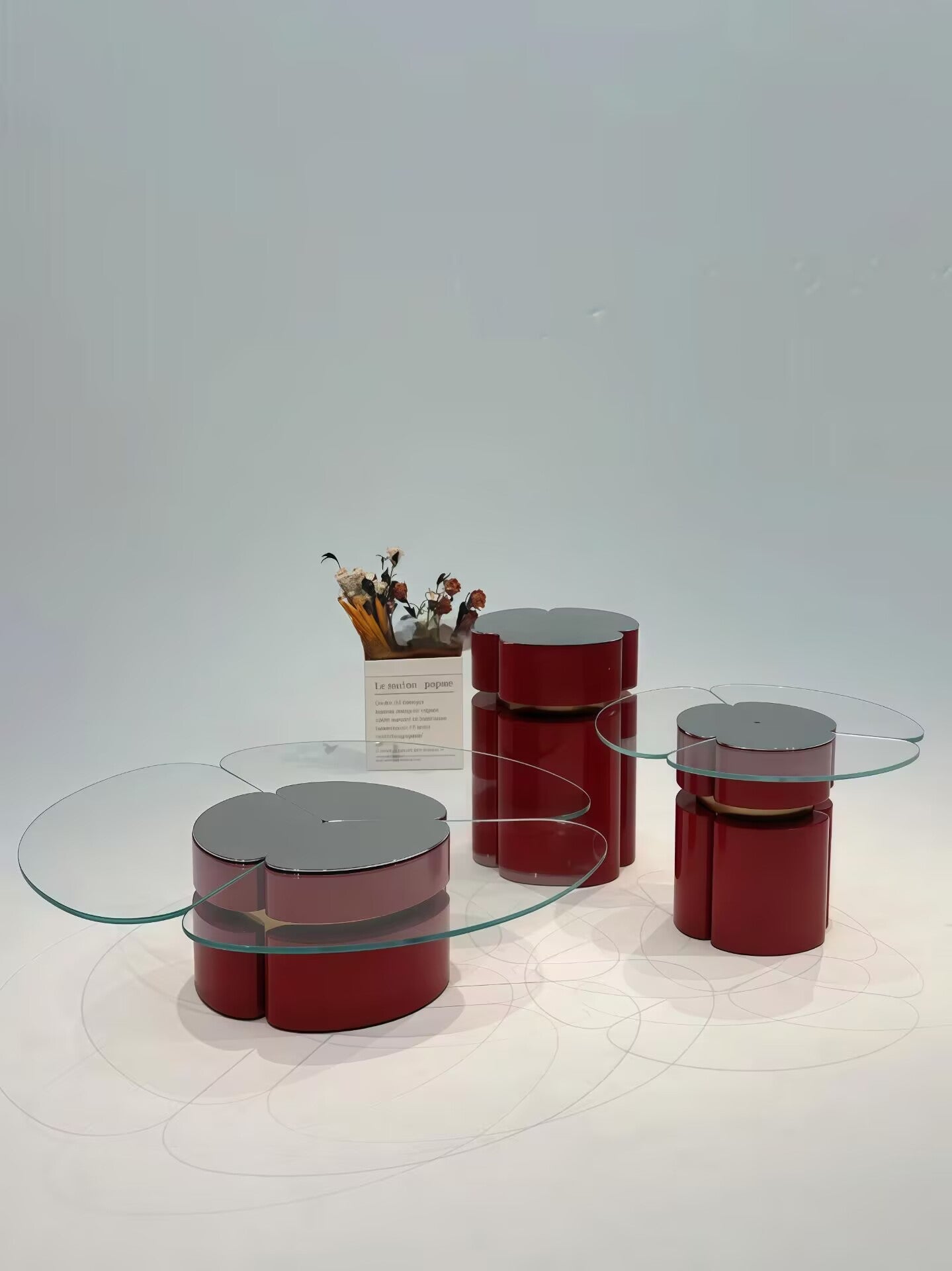 Euphoria Living Room Art Stainless Steel Combination Coffee Table