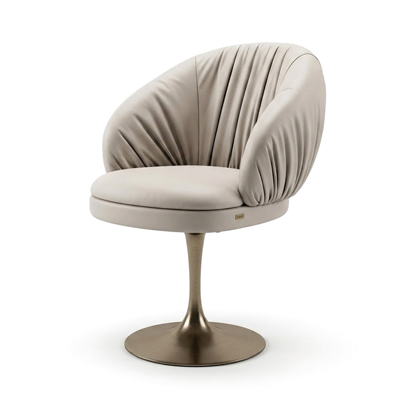 Fandango Swivel Italian Creativity High-End Leather Dining Chair
