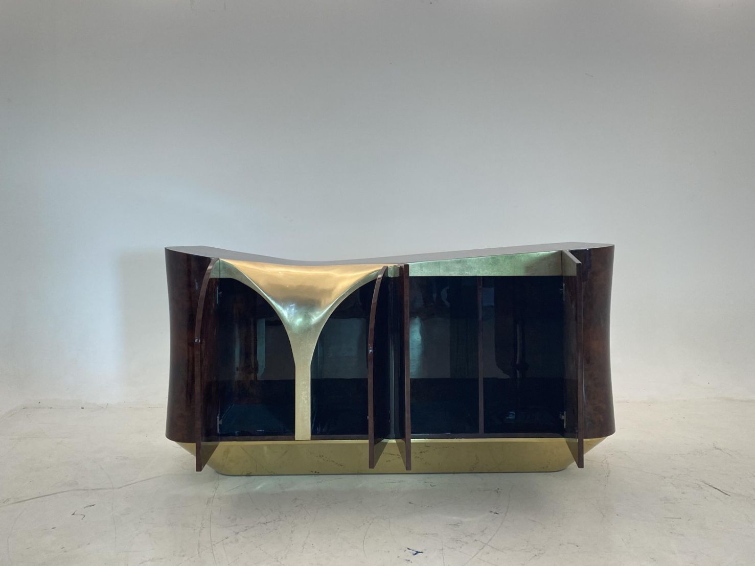 Firefall Designer Modern Minimalist Artistic Solid Wood Sideboard