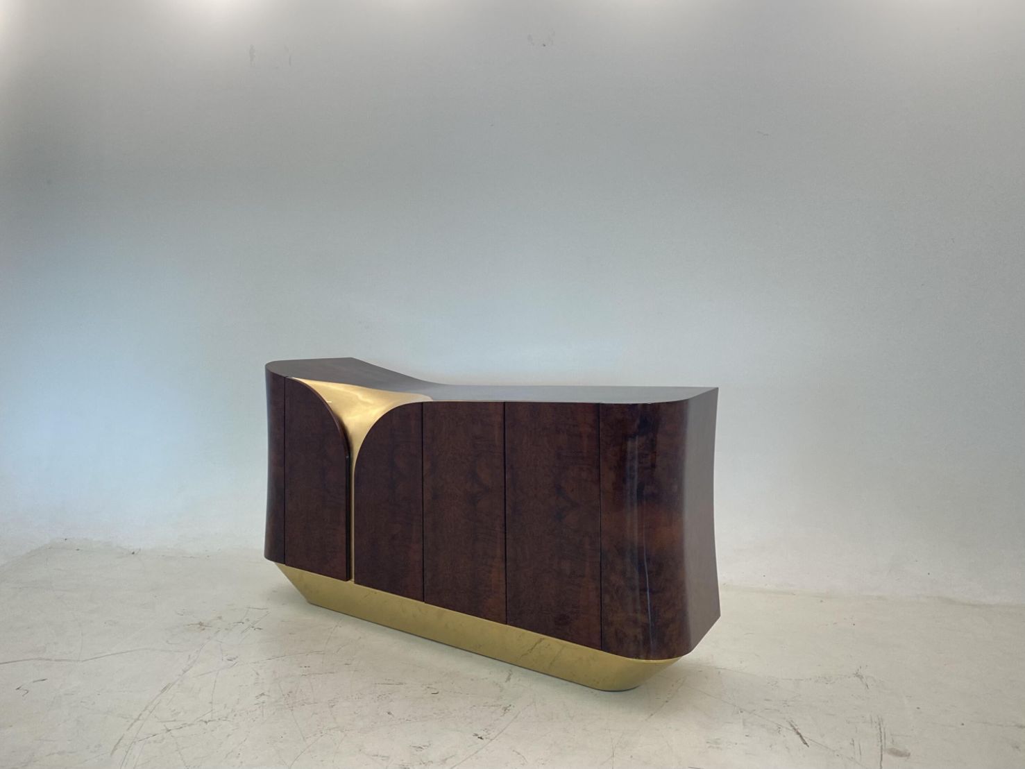 Firefall Designer Modern Minimalist Artistic Solid Wood Sideboard