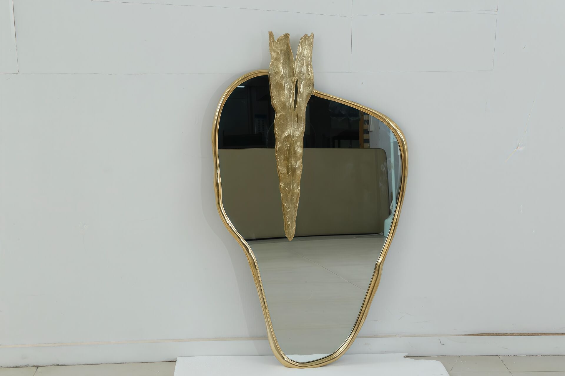 Folia Modern Luxury Creative Designer Brass Decorative Mirror