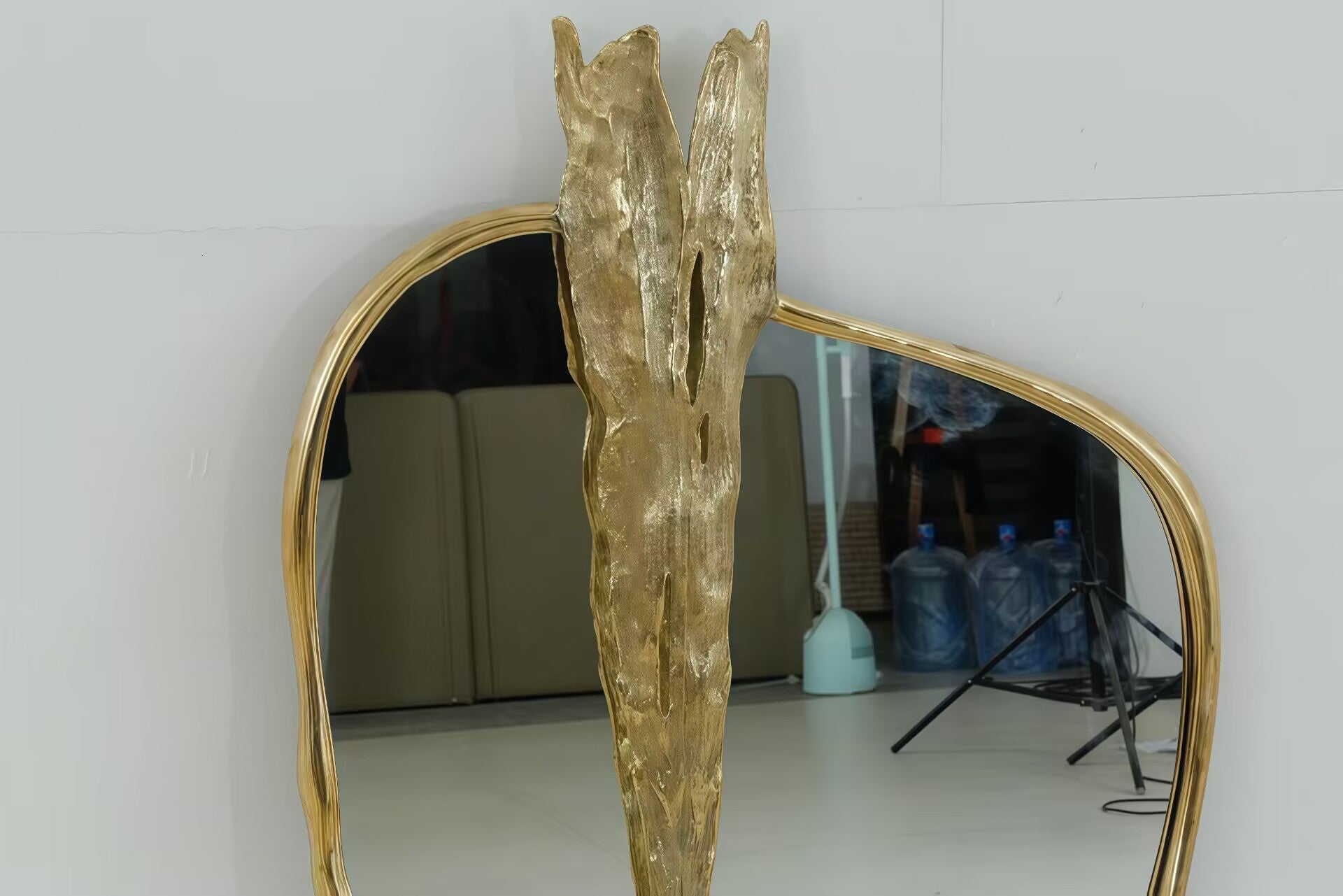 Folia Modern Luxury Creative Designer Brass Decorative Mirror