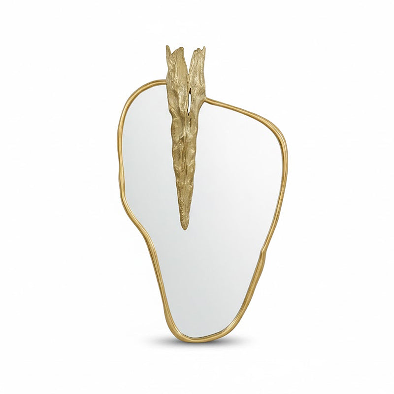 Folia Modern Luxury Creative Designer Brass Decorative Mirror