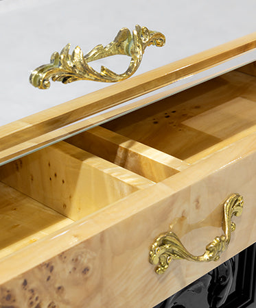 frank Villa multi-drawer solid wood irregular nightstand