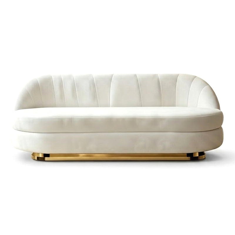 Gable Italian Designer Artistic Metal Upscale Customize Fabric Sofa