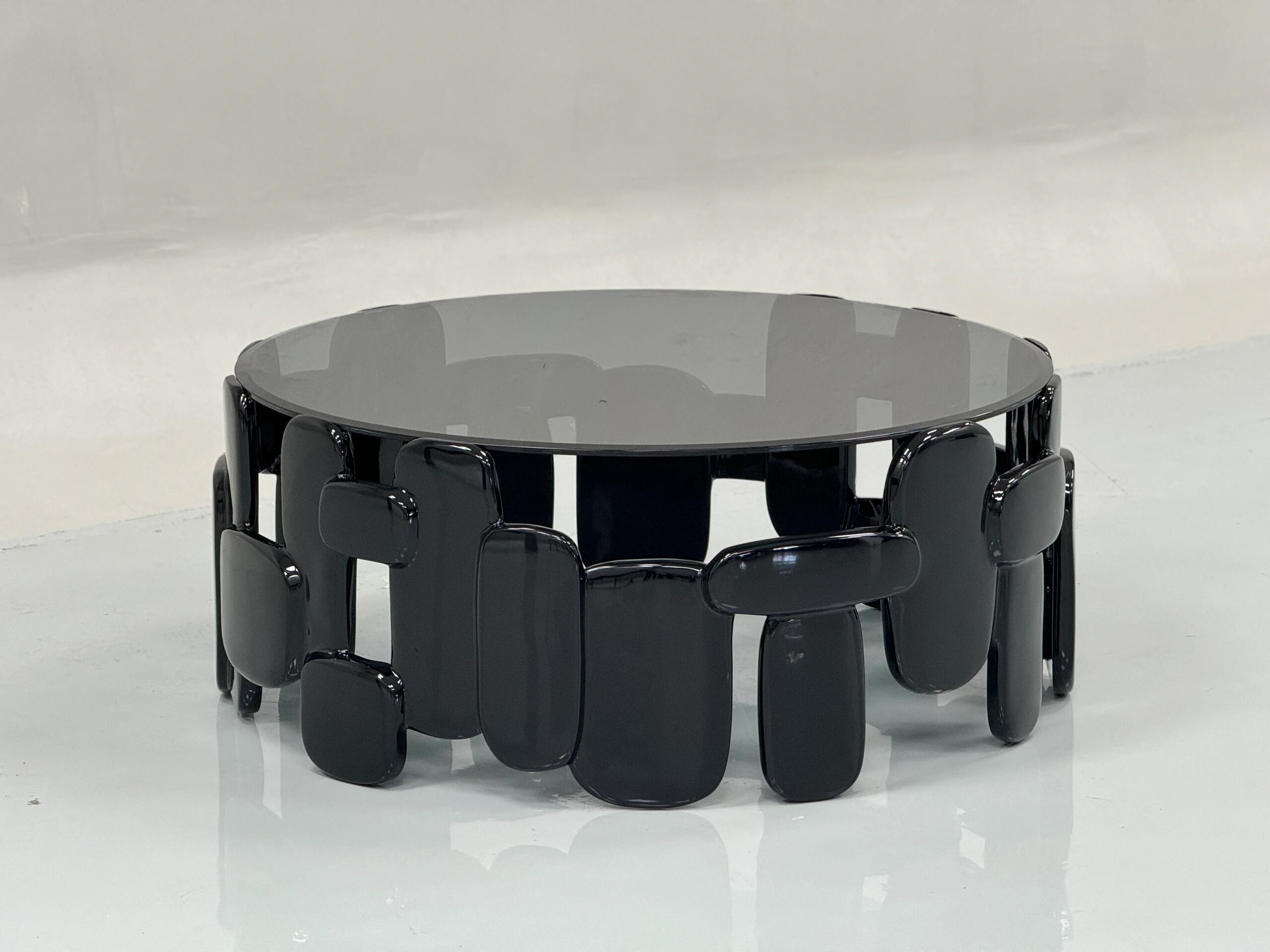Goroka Unique Creativity Designer Simple Glass Customize Coffee Table