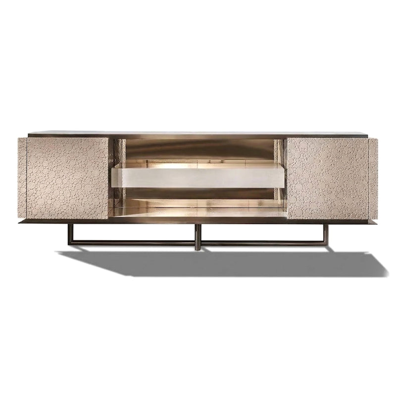 Grant Luxurious Artistic Simple Solid Wood Customize Sideboard