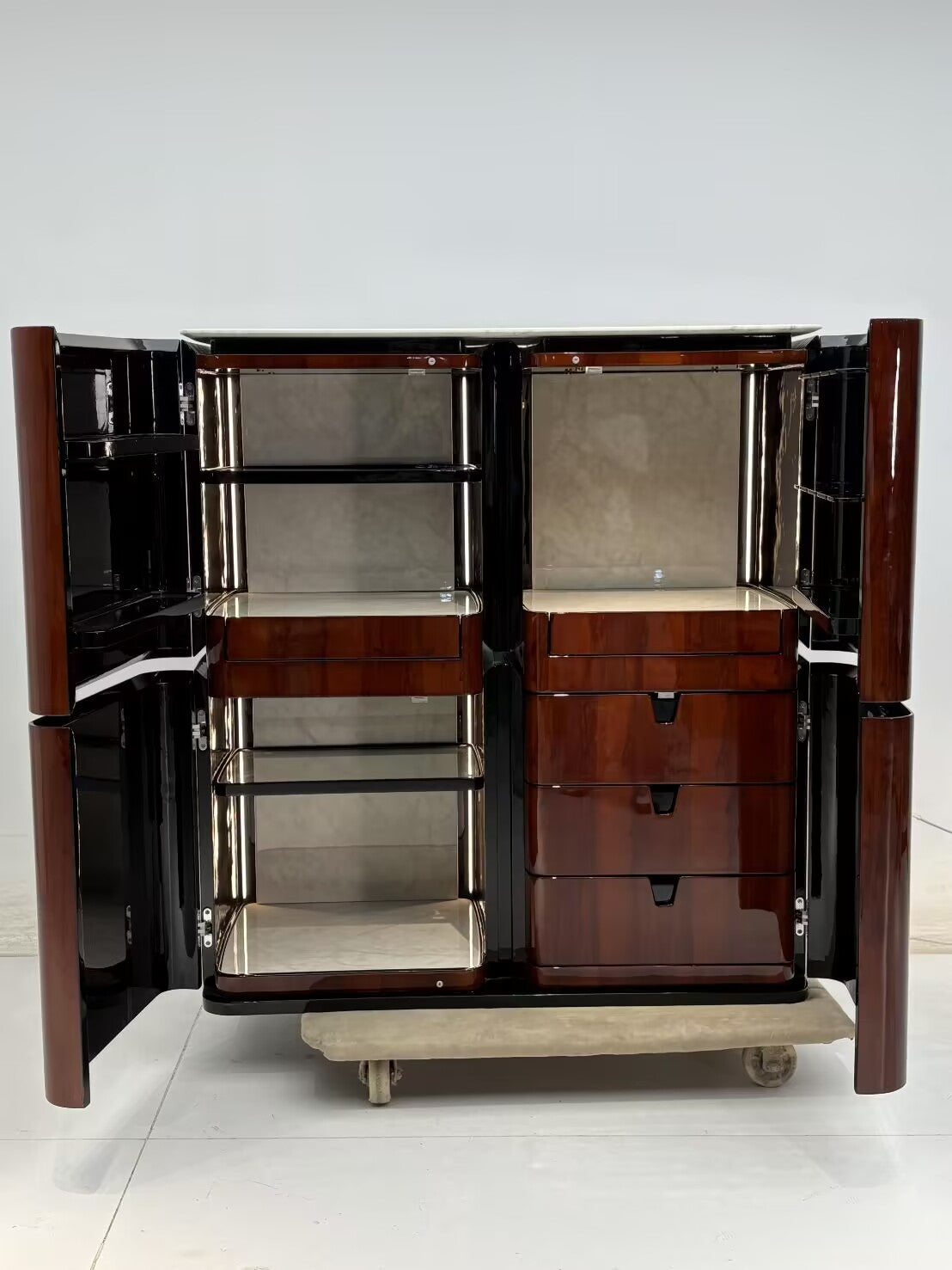 Harrow Modern Luxury Unique Creative Solid Wood Wine Cabinet