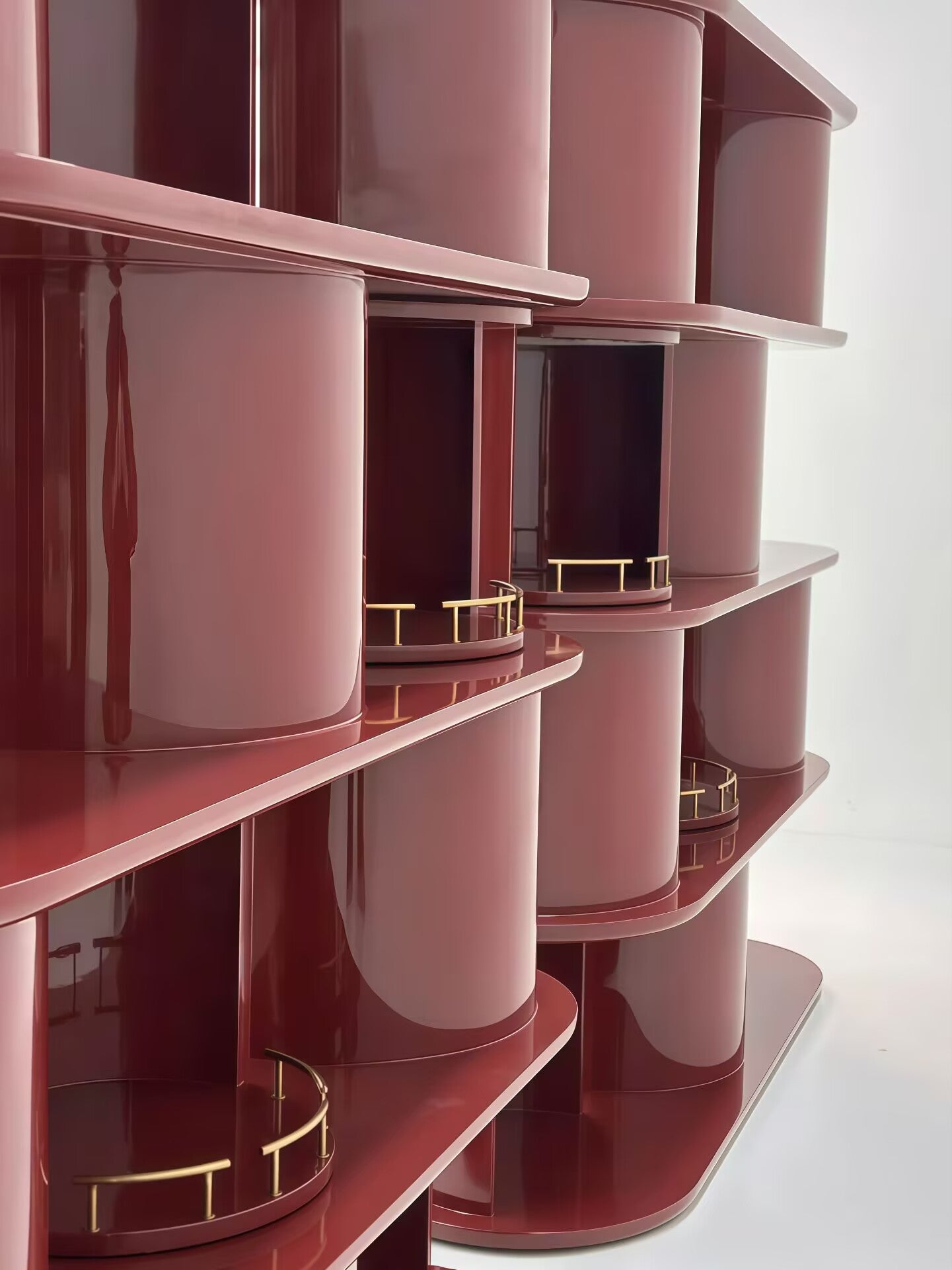 Hide &Seek Modern Simplicity Solid Wood Rotation Wine Cabinet
