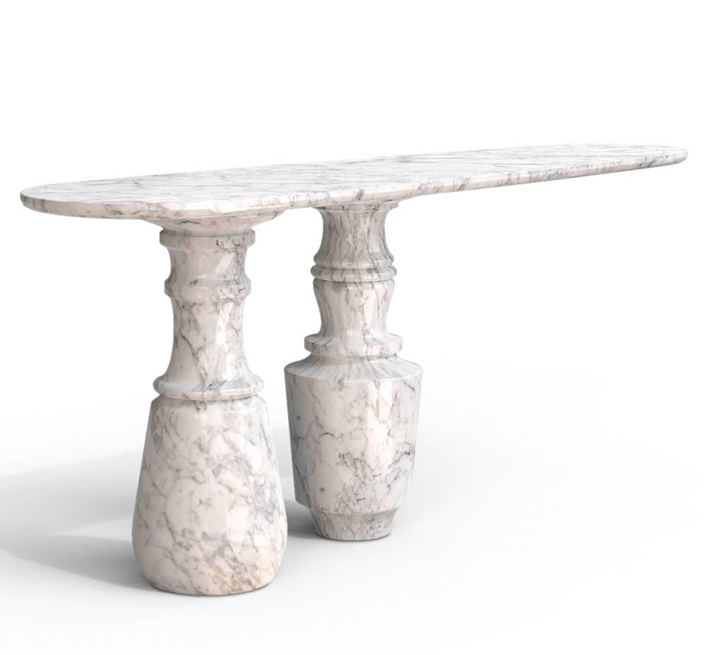 PIETRA NERO MARQUINA CONSOLE MODERN FURNITURE