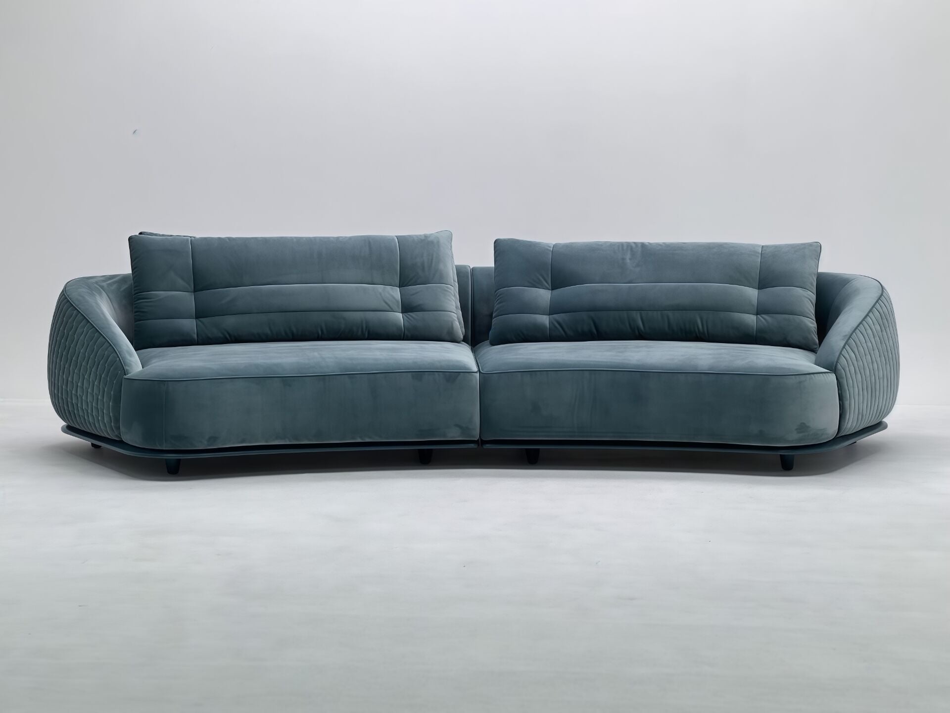 Holden Living Room High-End Designer Creative Fabric Curved Sofa
