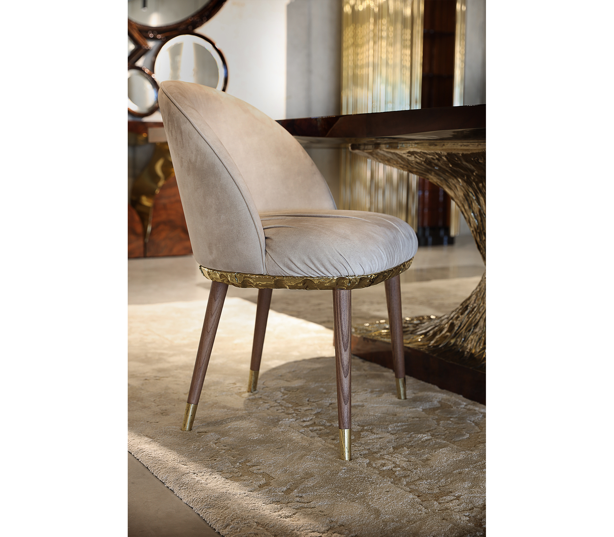 imperfectio pure copper Comfortable dining chair