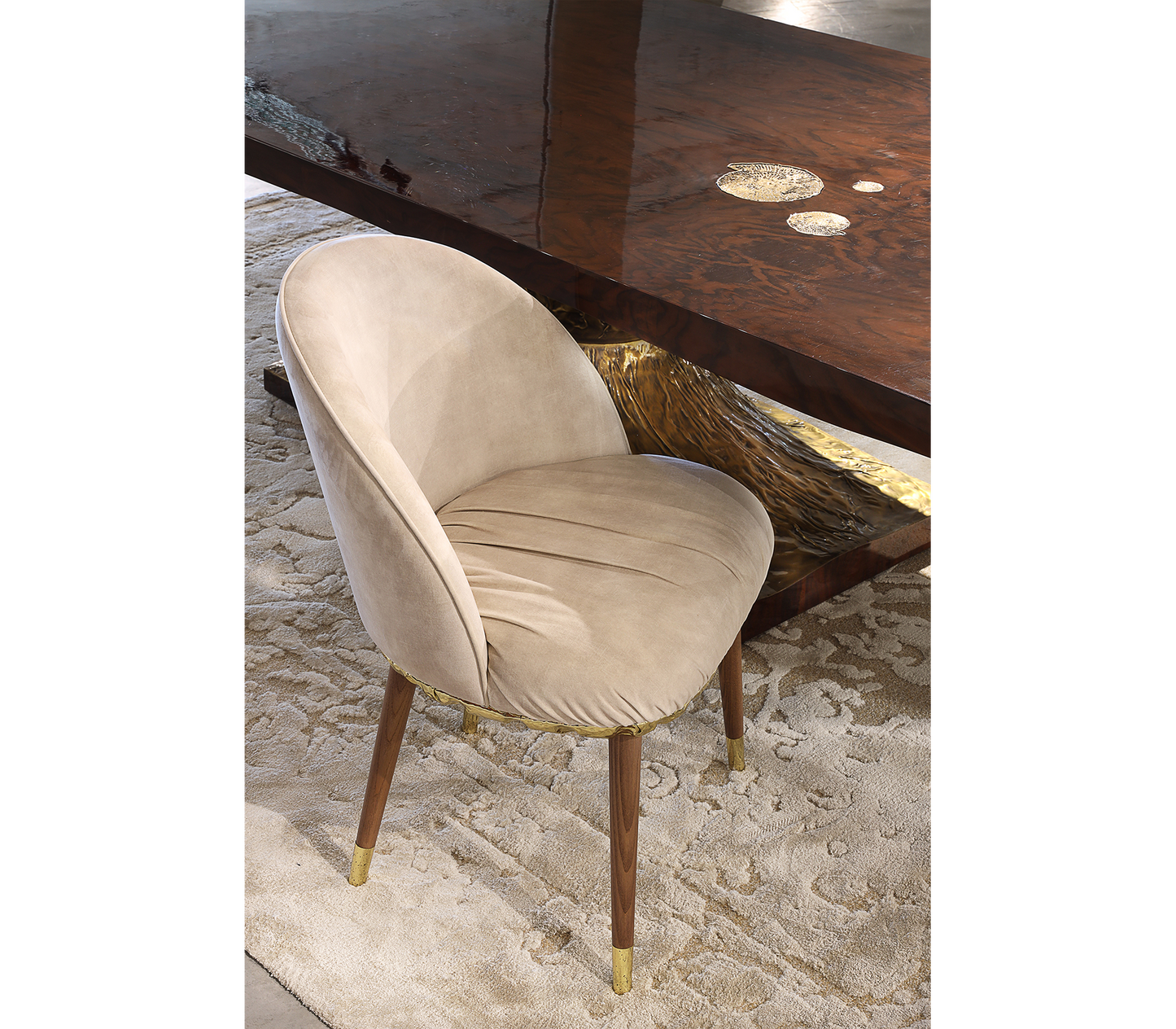 imperfectio pure copper Comfortable dining chair