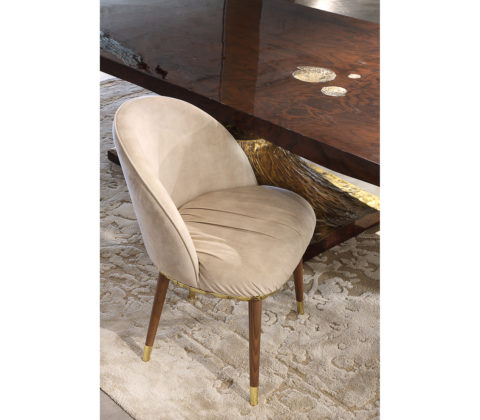 imperfectio pure copper Comfortable dining chair
