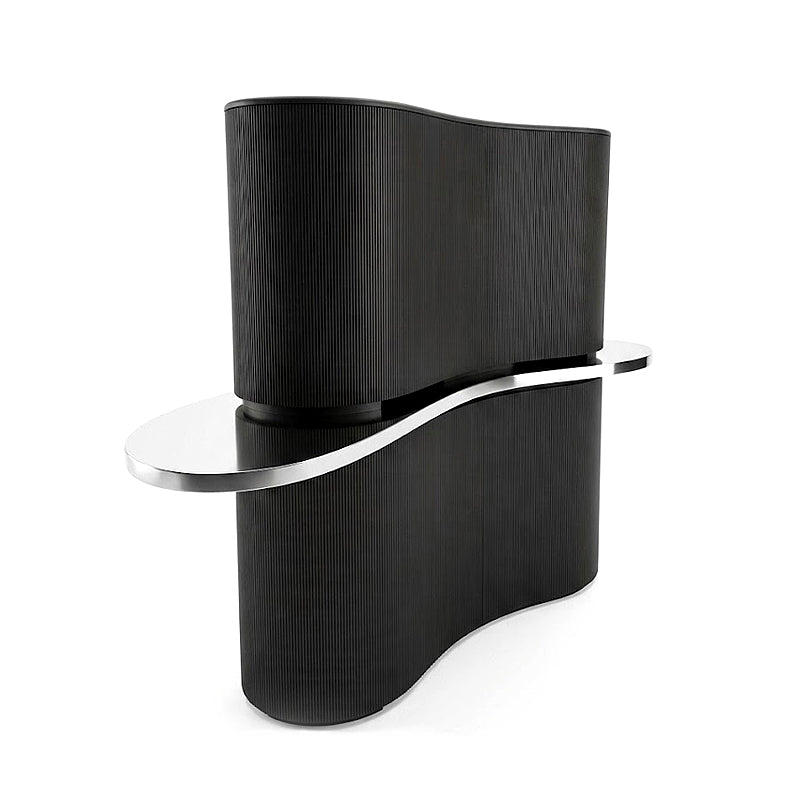 Infinity Alto Designer Creativity Curved Solid Wood Wine Cabinet