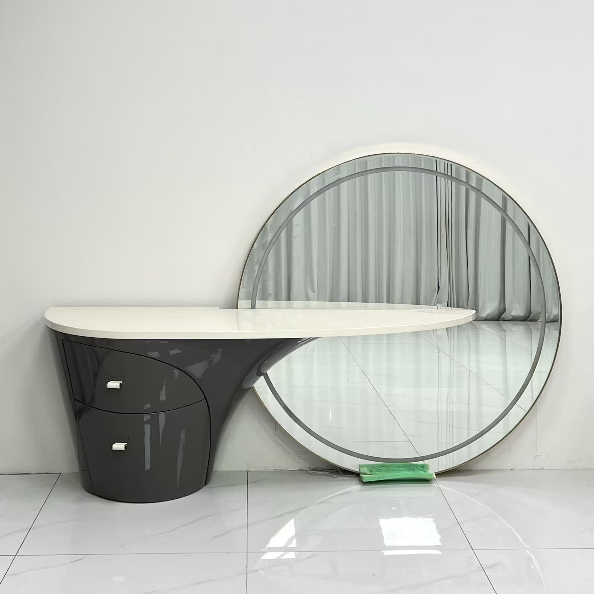Jet Plane Italian Irregular Solid Wood Customize Dressing Table