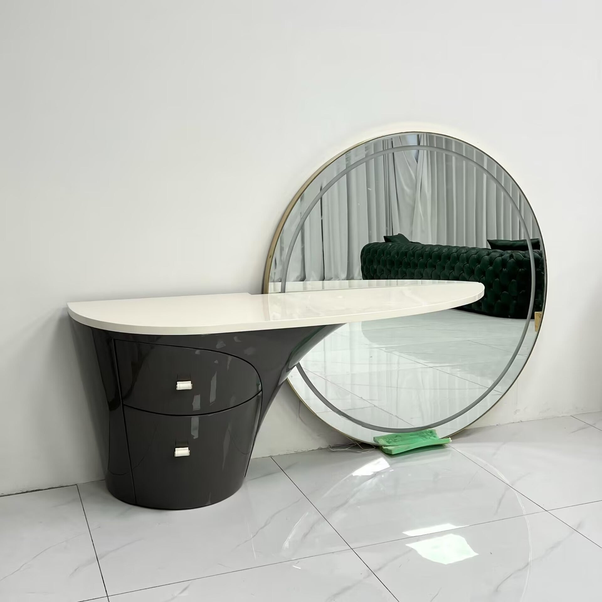 Jet Plane Italian Irregular Solid Wood Customize Dressing Table