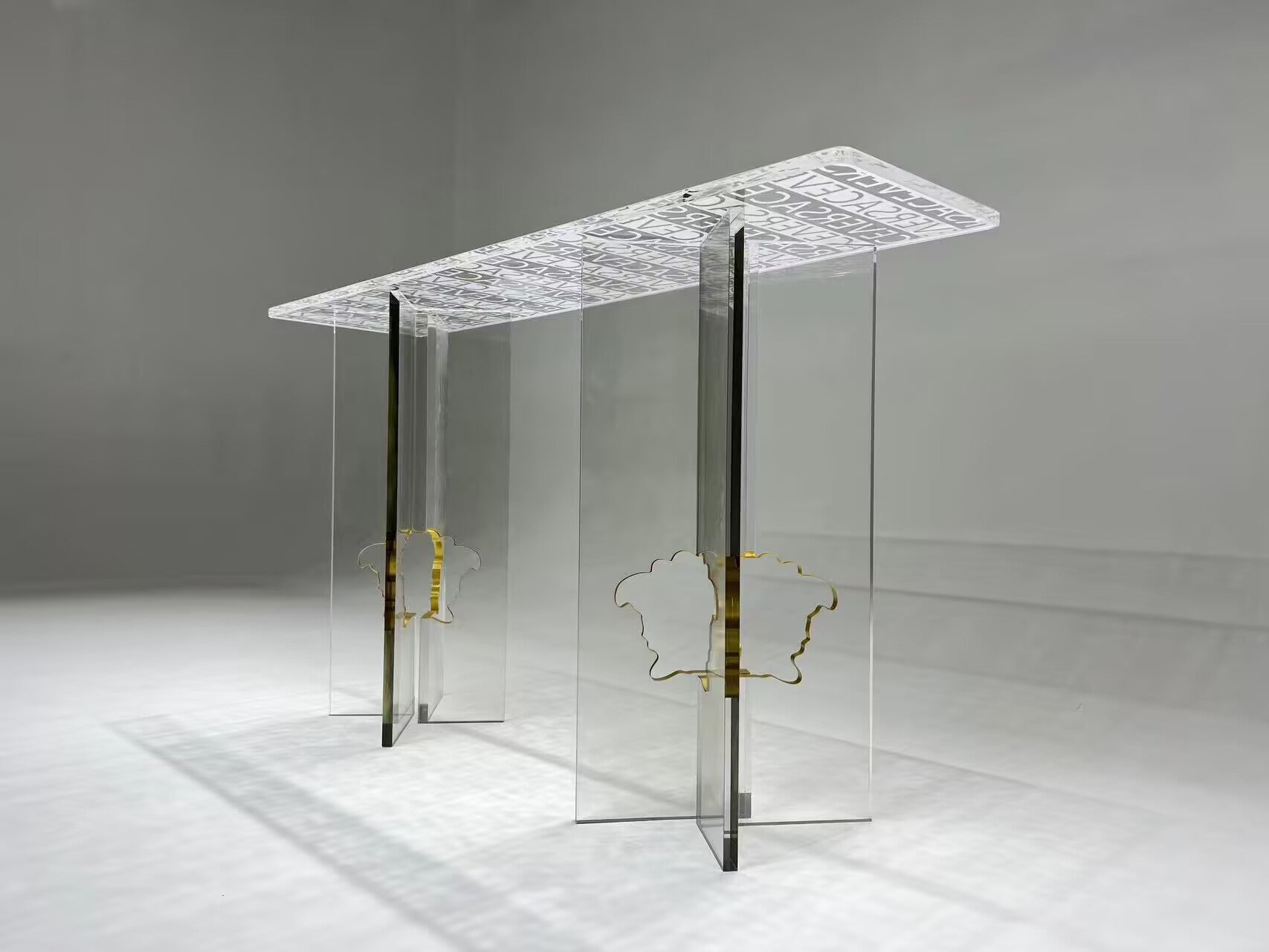 Joynow Creative Minimalism High End Luxurious Acrylic Console