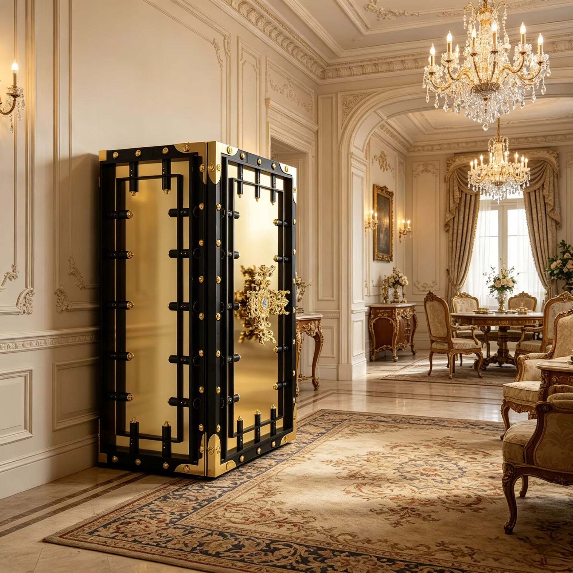 Knox High Quality Artistic Deluxe Stainless Steel Anti-Theft Safe