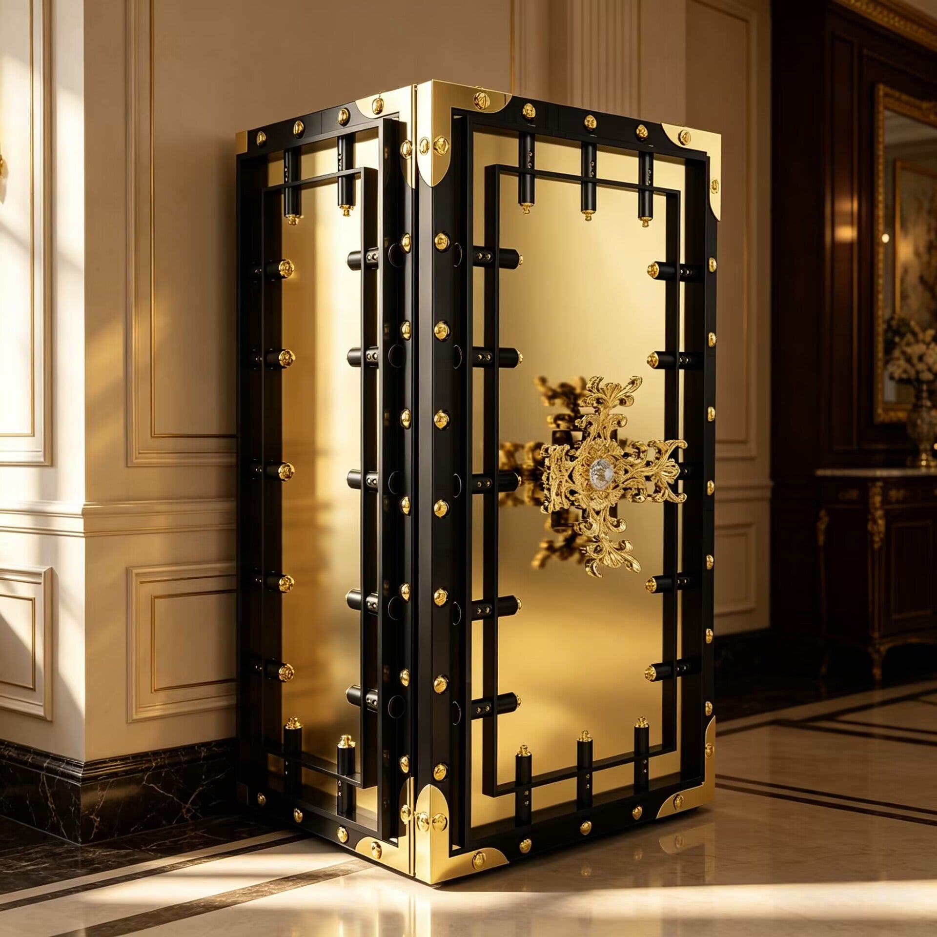 Knox High Quality Artistic Deluxe Stainless Steel Anti-Theft Safe