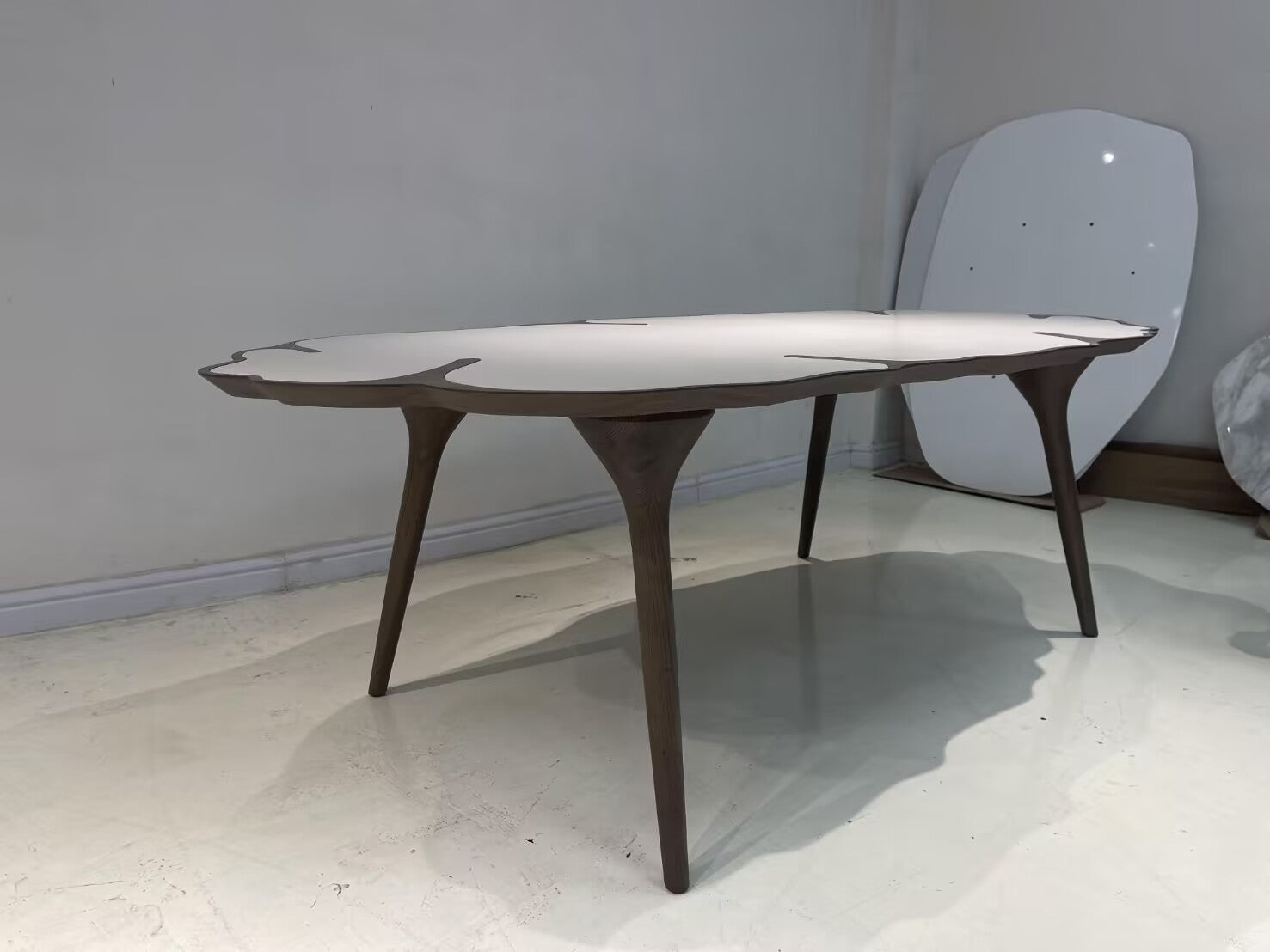 Korowai Designer Minimalist Irregular High End Marble Dining Table
