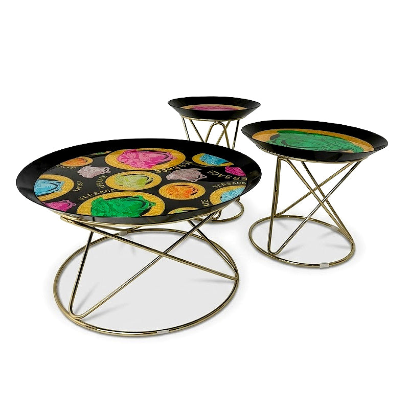 La Medusa Italian Upscale Creativity Round Small Coffee Table