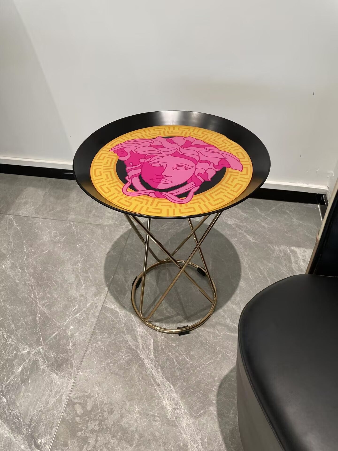 La Medusa Italian Upscale Creativity Round Small Coffee Table