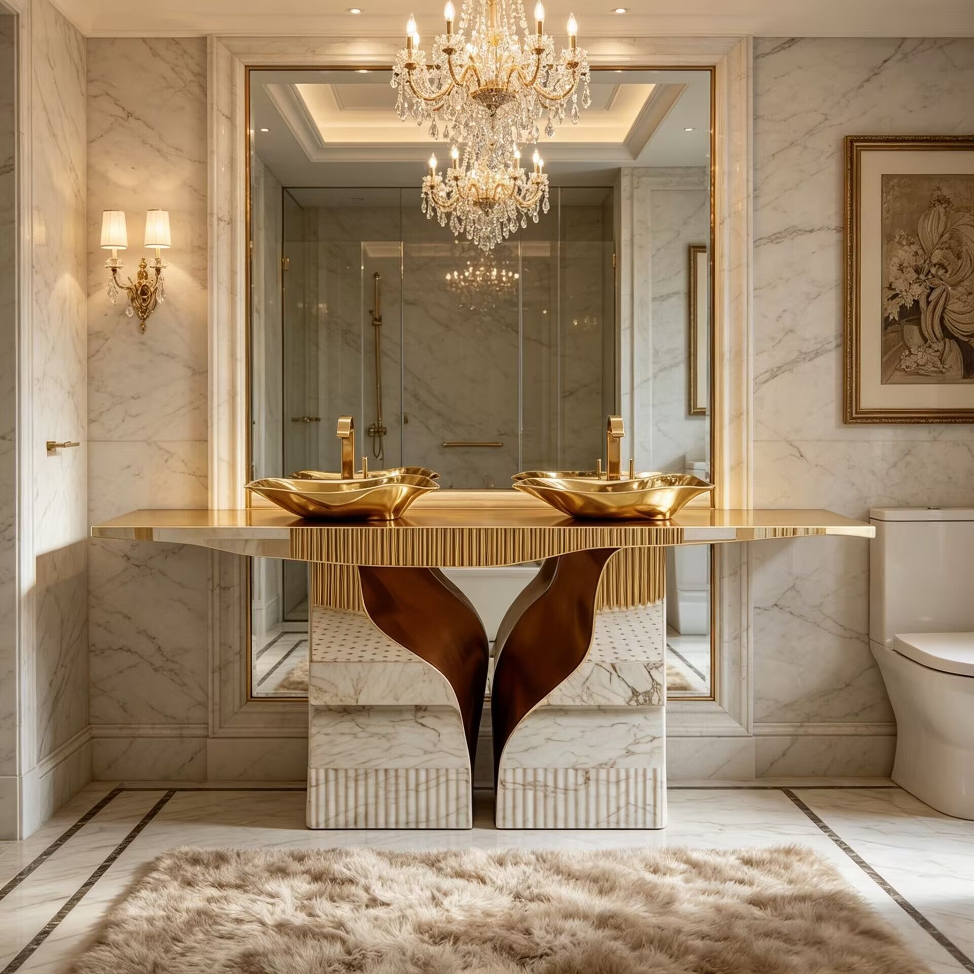 Lapiaz High-End Metal Customize Creativity Hand-Drawn Washbasin