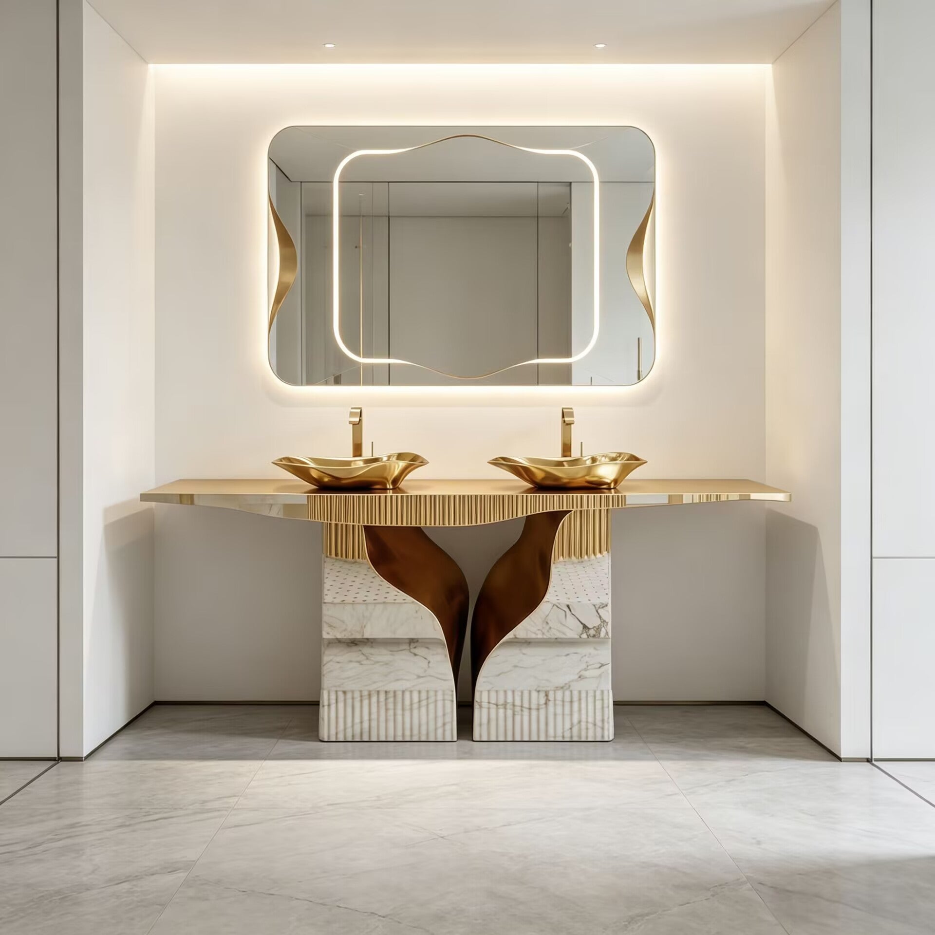 Lapiaz High-End Metal Customize Creativity Hand-Drawn Washbasin