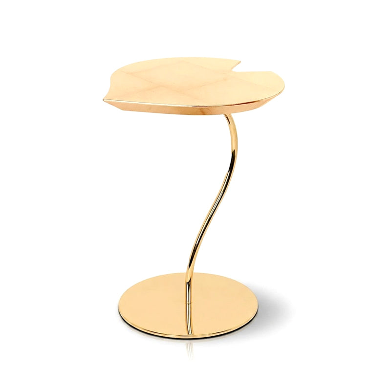 Leaf Modern Villa Living Room Upscale Metal Creativity Gold Side Table