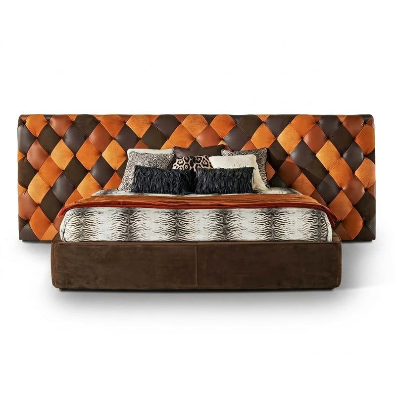 Limbo Bedroom Designer Creativity Wide-Screen Genuine Leather Bed
