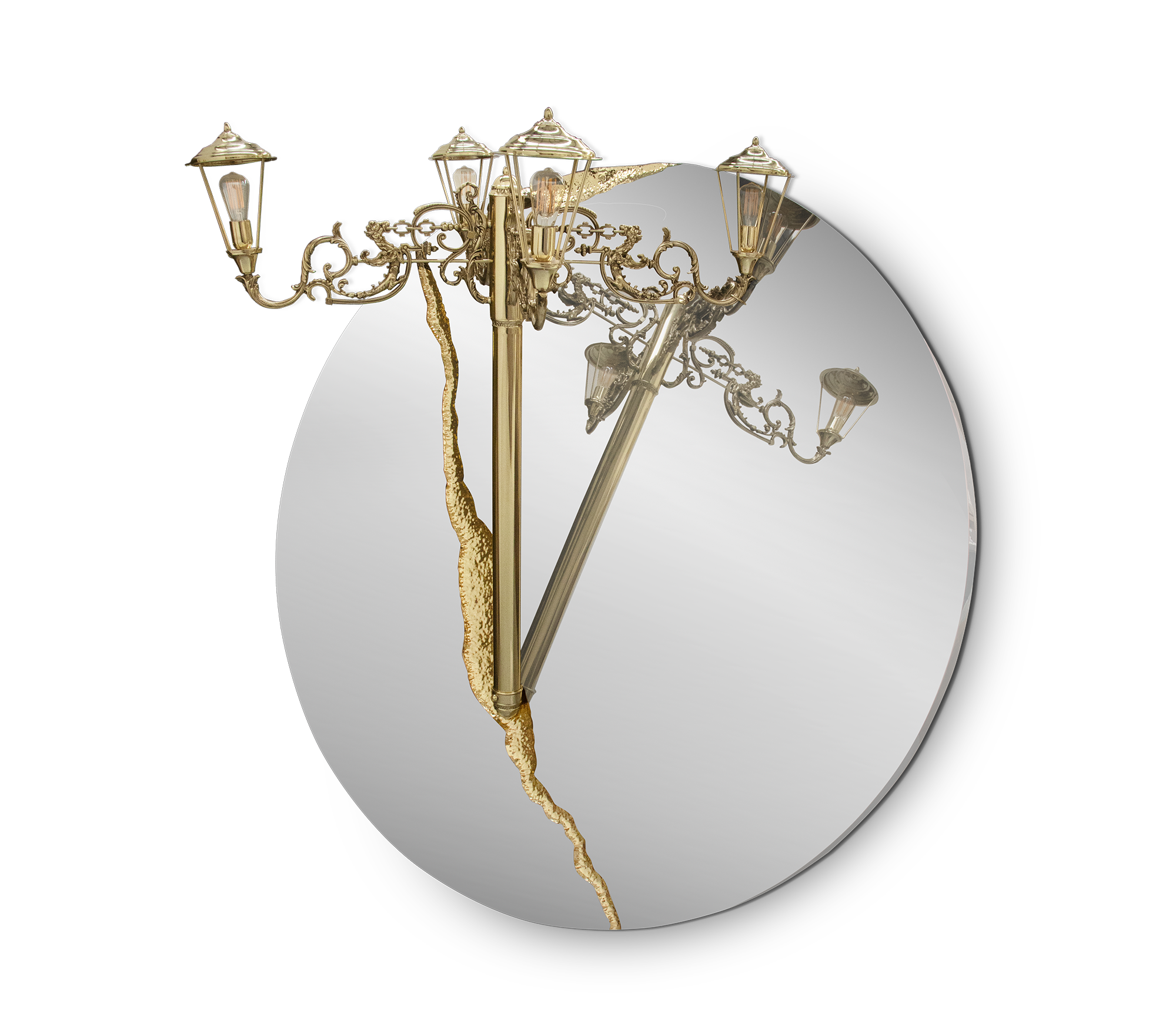 lumiere round mirror