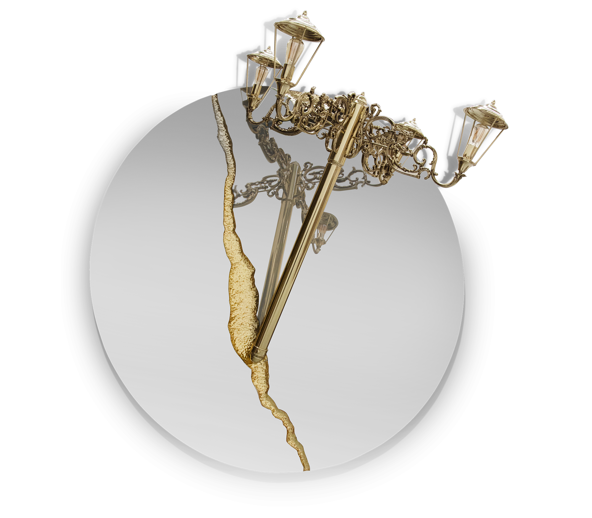 lumiere round mirror