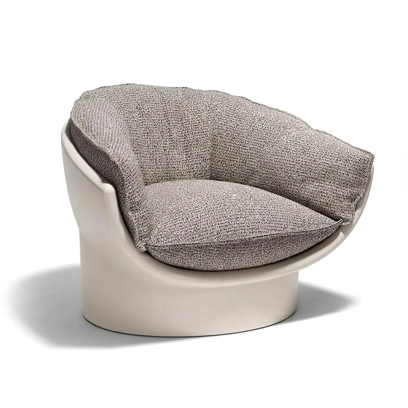 Luna Modern Villa Living Room Simple Solid Wood Fabric Lounge Chair