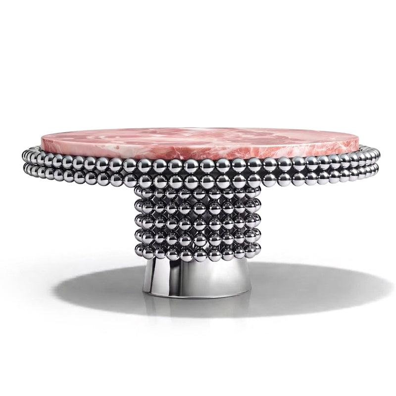 Lustra High Quality Luxurious Unique Creativity Pink Marble Dining Table