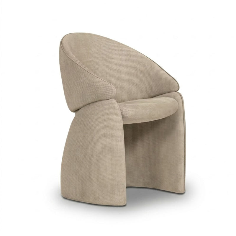 Luxor Italian Living Room Luxurious Irregular Simple Fabric Armchair