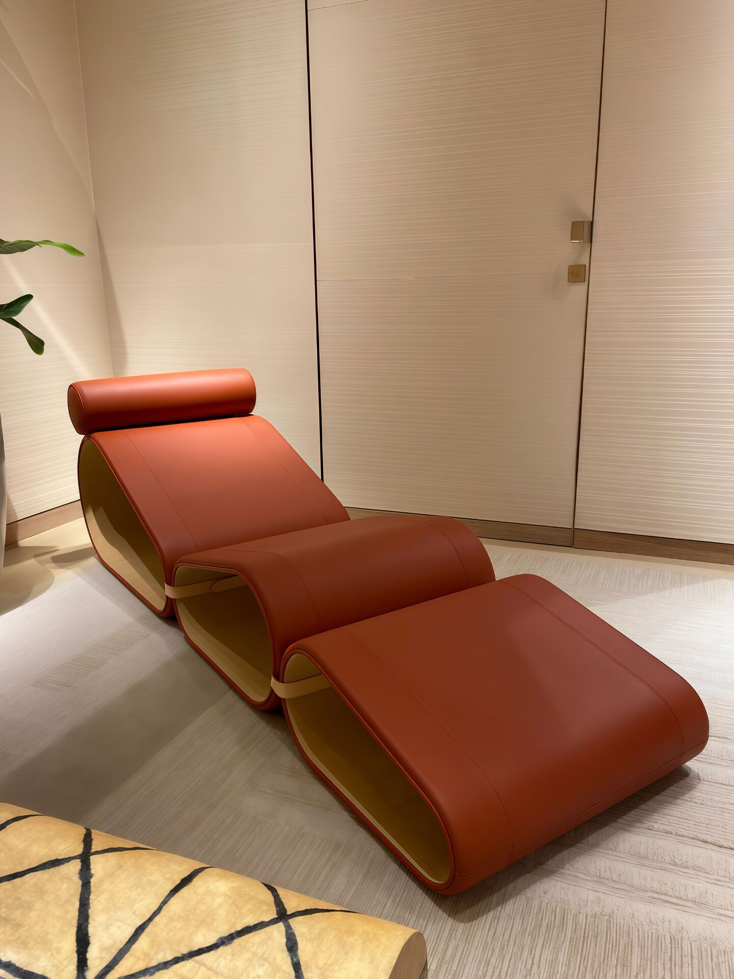 Marcel Wanders Designer Modular Artistic Leather Reclining Chair