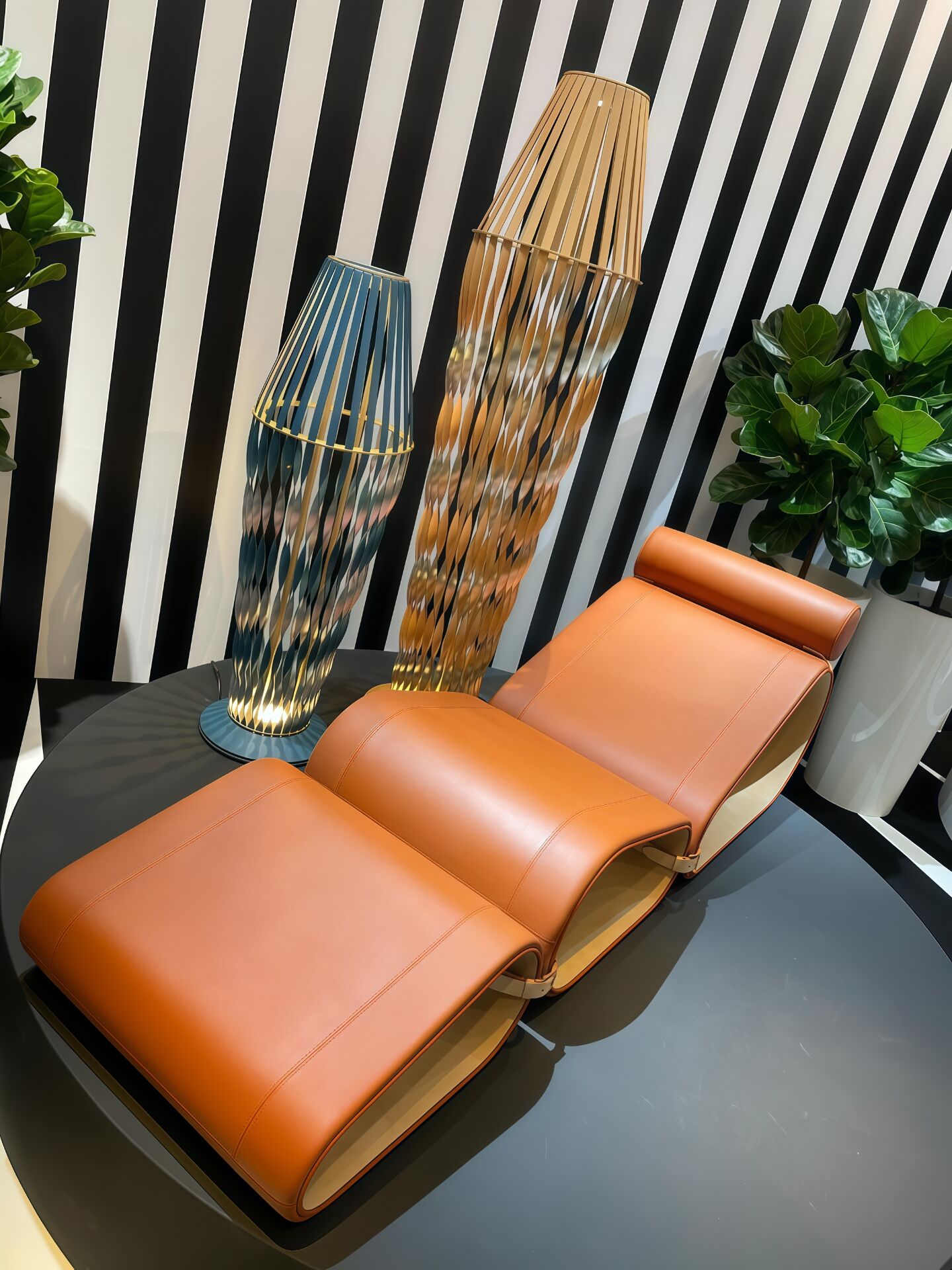 Marcel Wanders Designer Modular Artistic Leather Reclining Chair