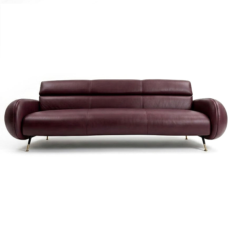 Marco High Quality Italian Living Room Art Genuine Leather Sofa