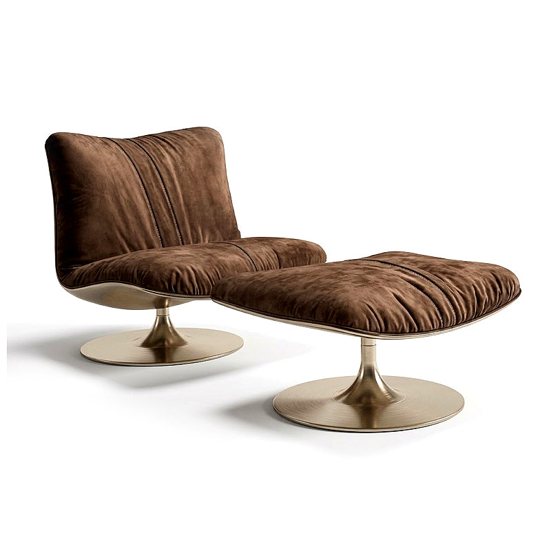 Marilyn Modern Luxurious Creativity Metal Rotatable Fabric Sofa Chair