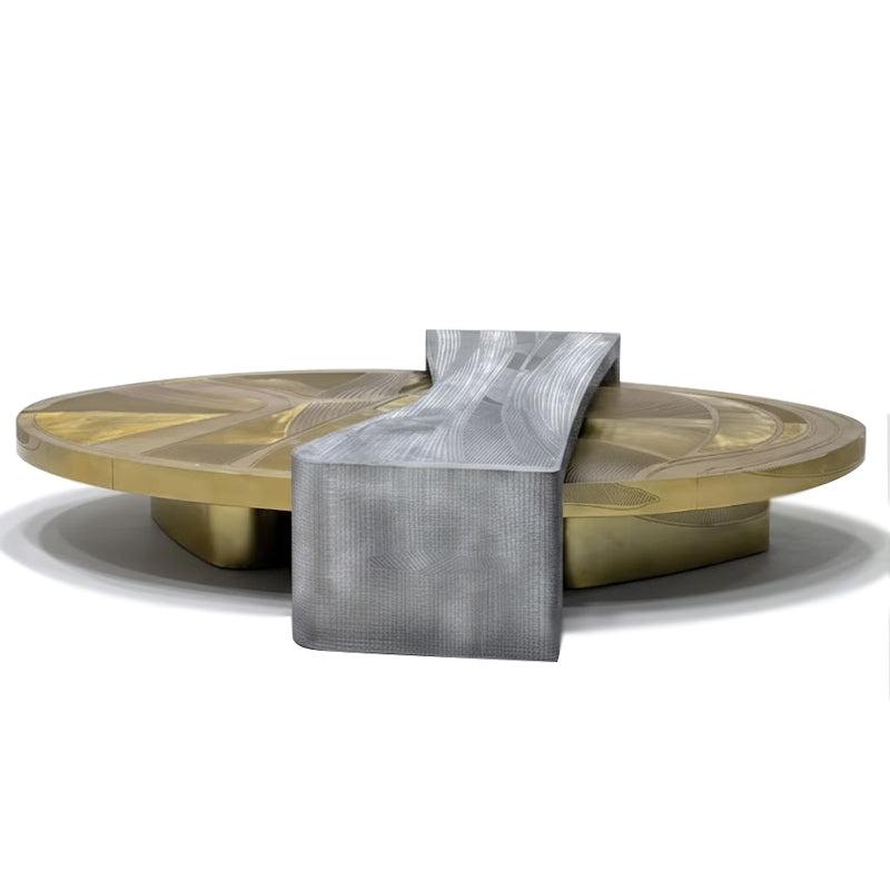 Masque High End Modern Creative Stainless Steel Coffee Table