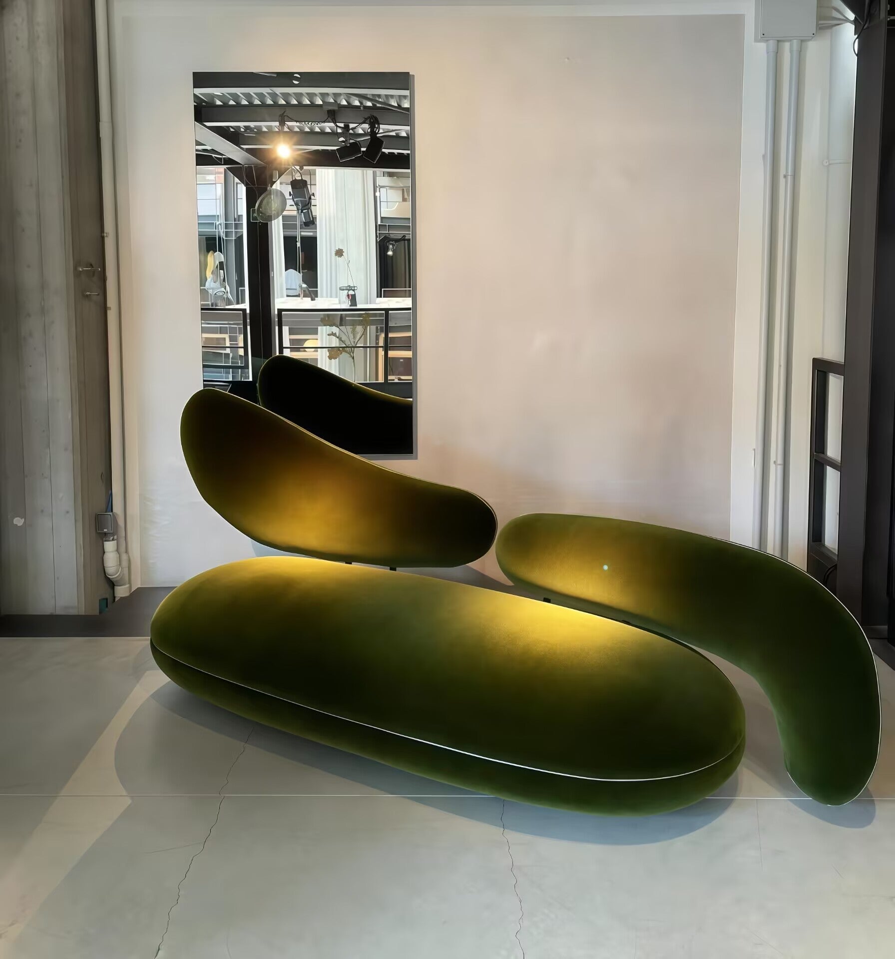 Meditating Living Room Luxury High-End Simple Modular Fabric Sofa