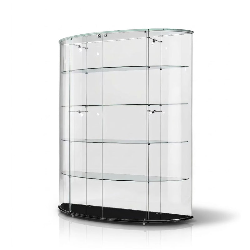 Mega Villa Living Room Artistic Tempered Glass Multi-Layer Wine Cabinet