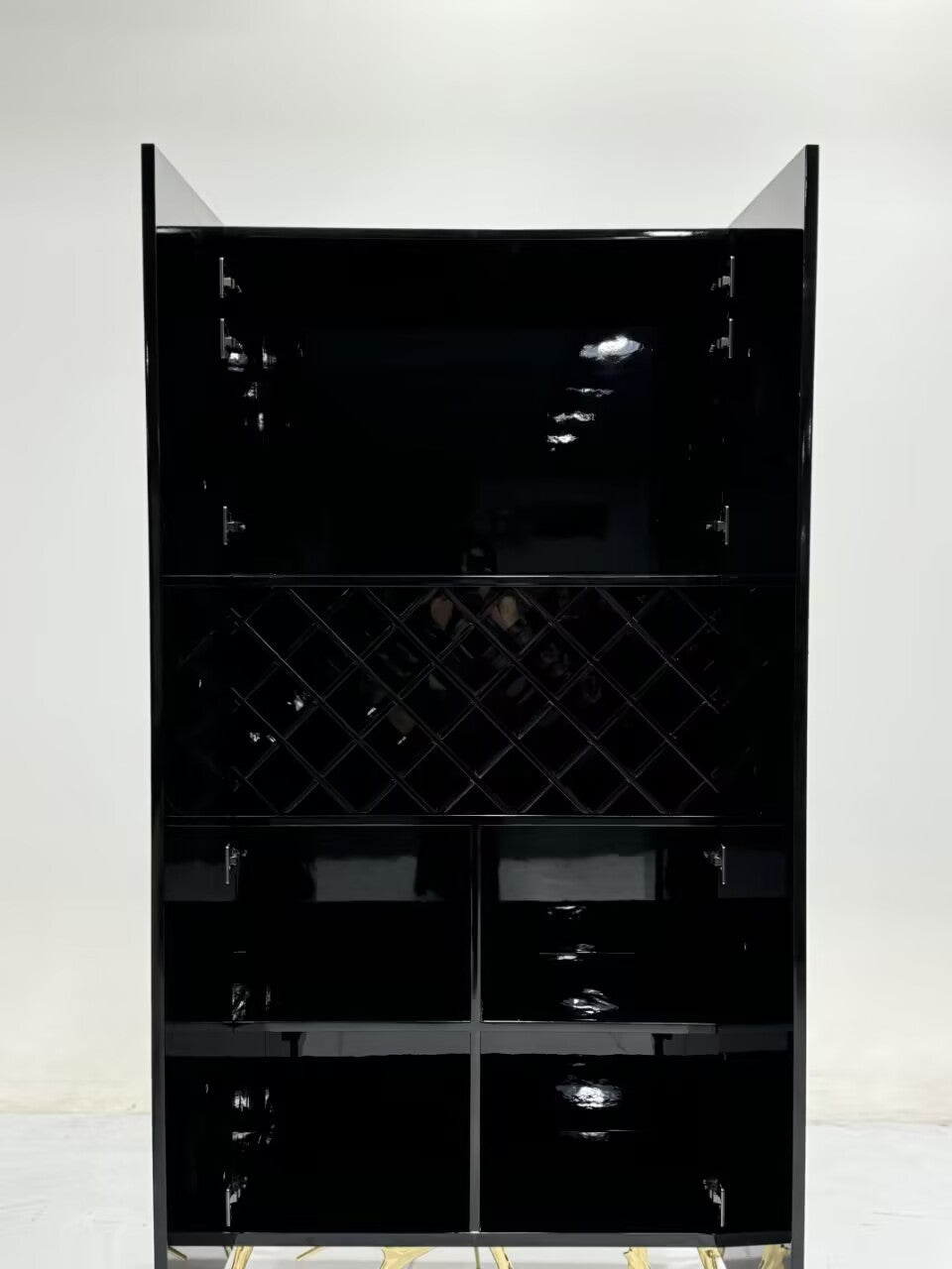 Metacredenza Artistic Creativity Metal Designer Wine Cabinet