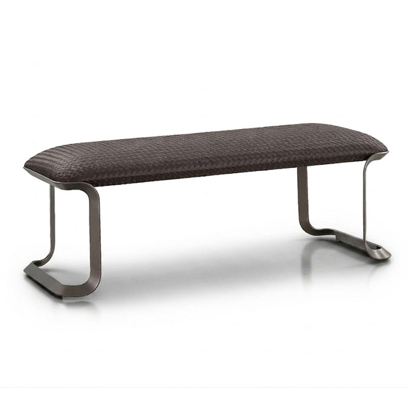 Milano High Quality Metal Minimalism Fabric Bed End Bench