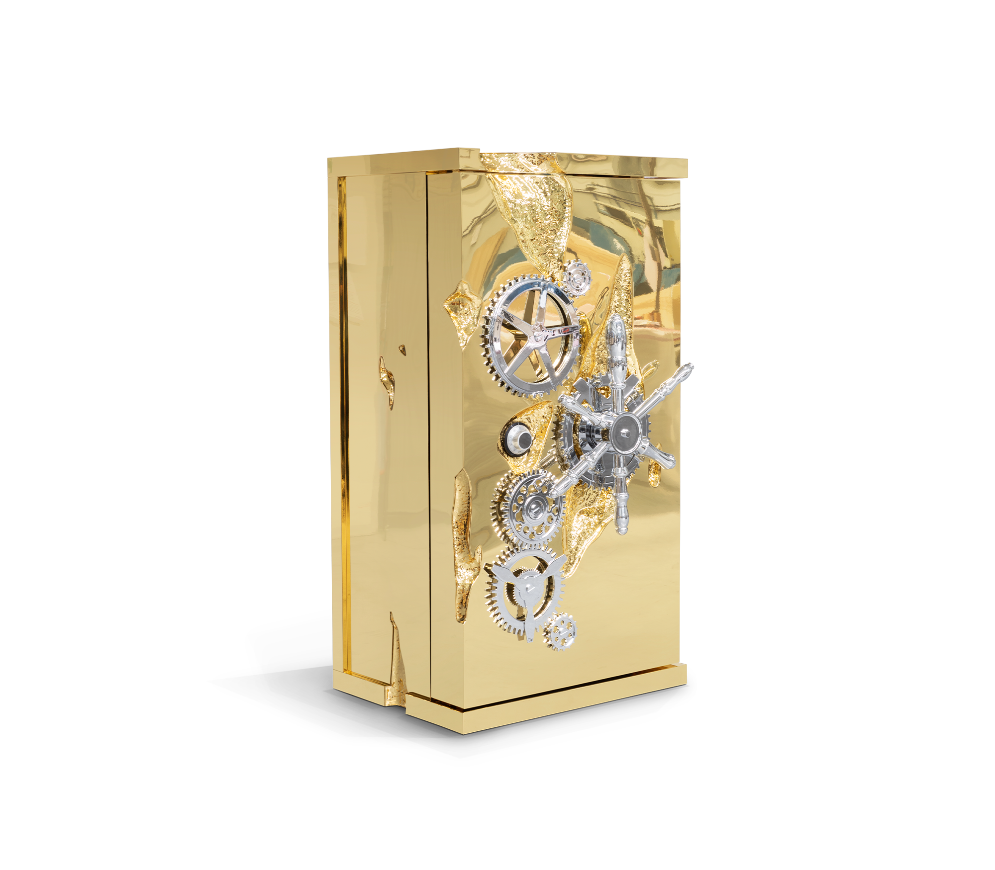 millionaire gold luxury safe