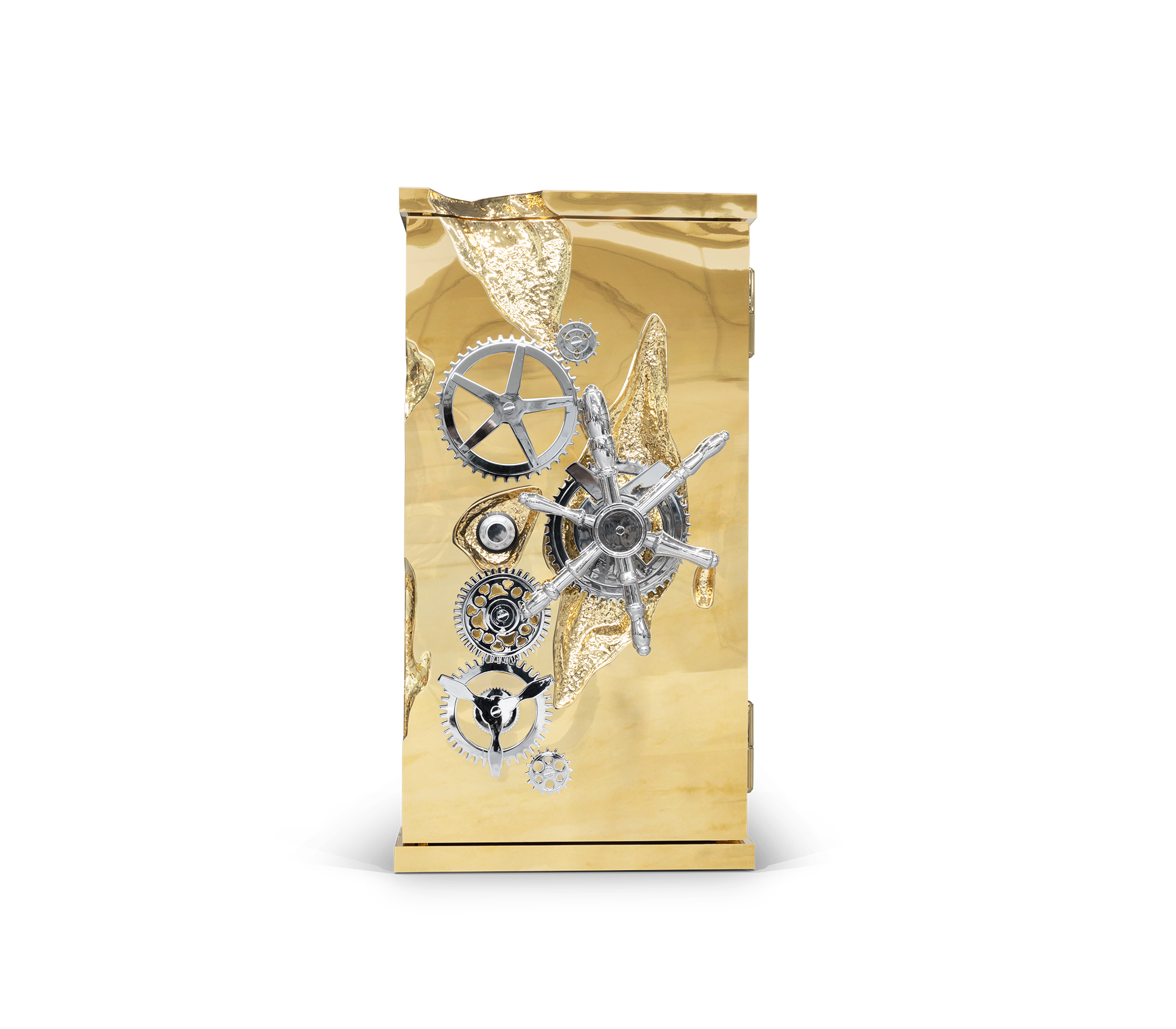 millionaire gold luxury safe