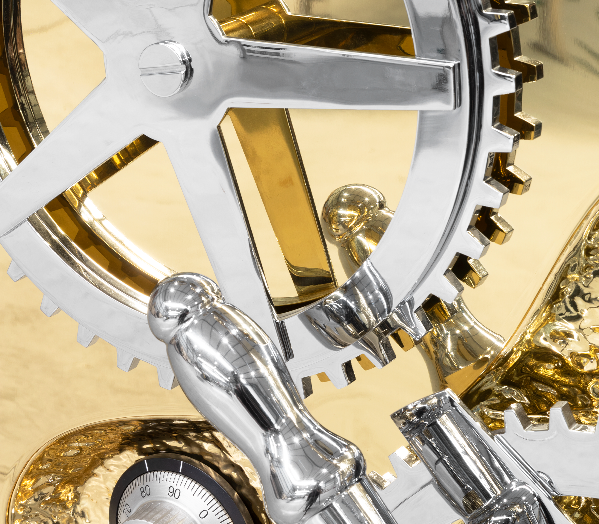 millionaire gold luxury safe