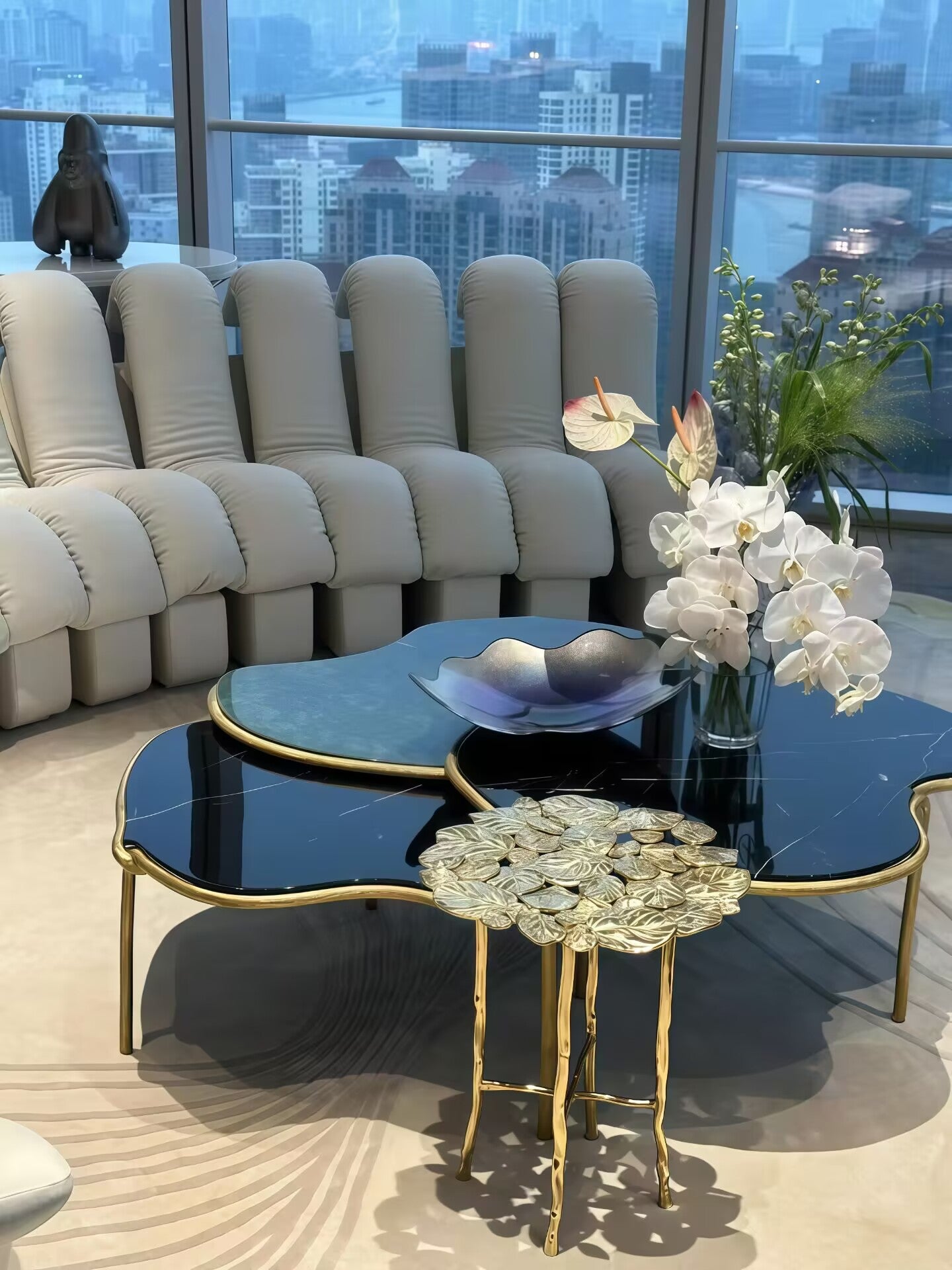Minerva High End Artistic Creative Living Room Combination Coffee Table